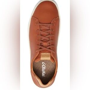 OluKai Brown Leather Sneakers